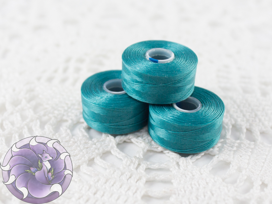 Нитка для бісеру C-LON size AA Teal